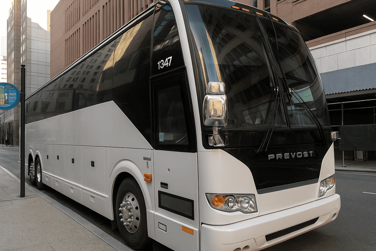 a Gresham Coach Bus Service coach bus