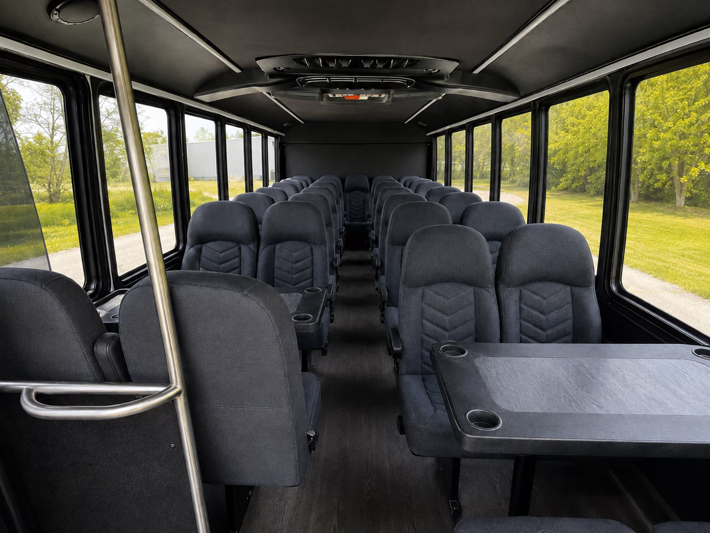 gresham 20 passenger minibus interior