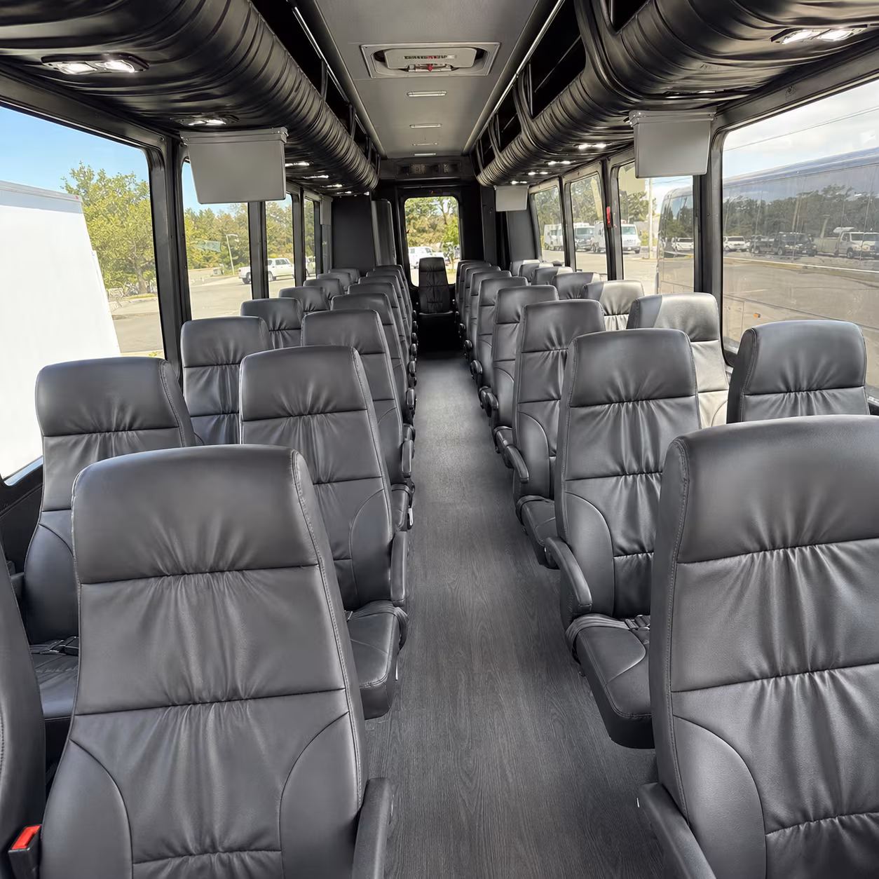 gresham 25 passenger minibus interior