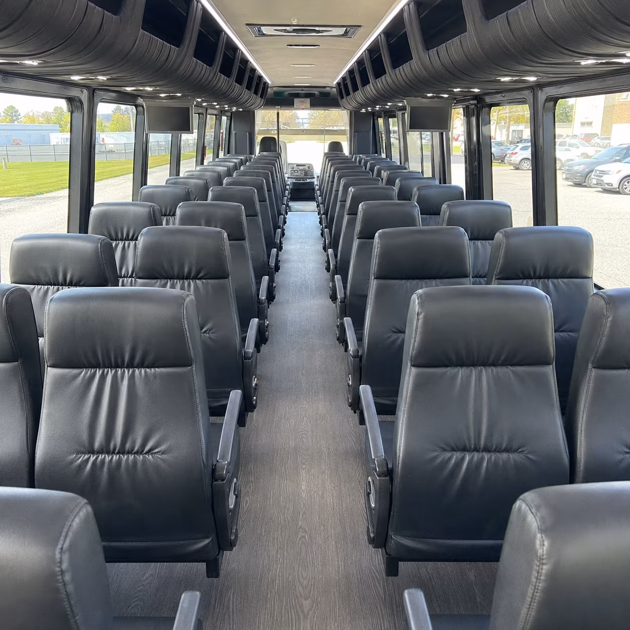 gresham 30 passenger minibus inside