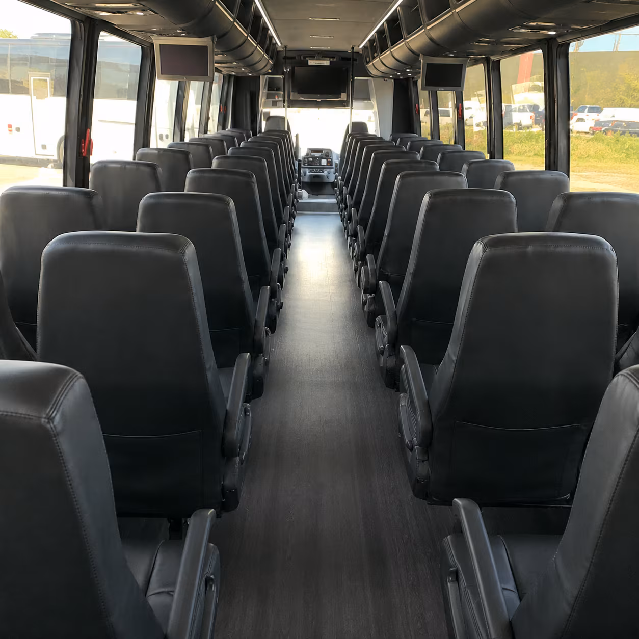 gresham 30 passenger minibus interior