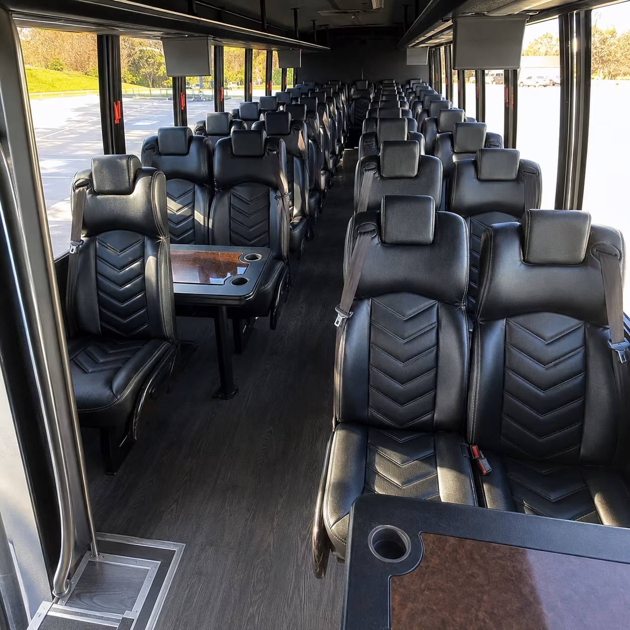 gresham corporate event transportation onboard seating