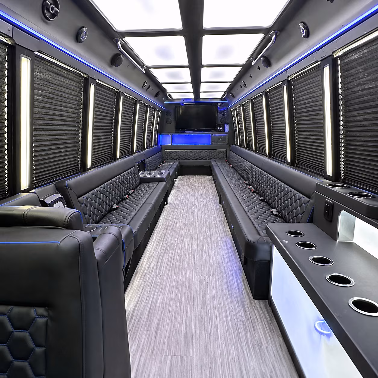 gresham party bus interior