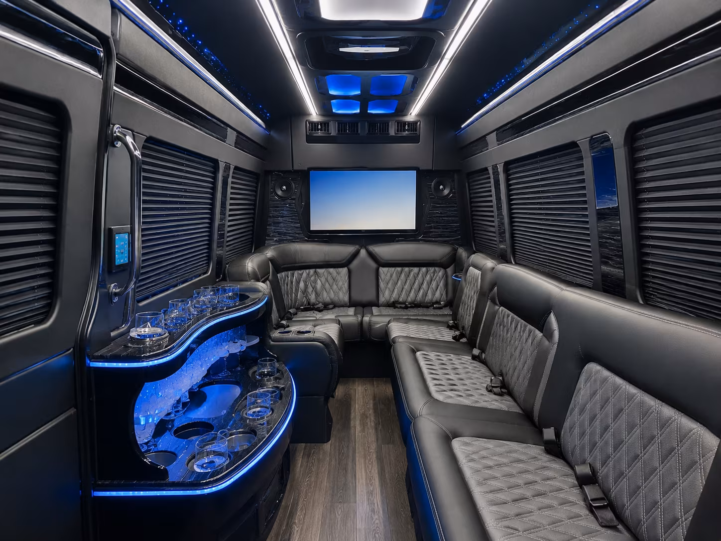 gresham sprinter limousine interior