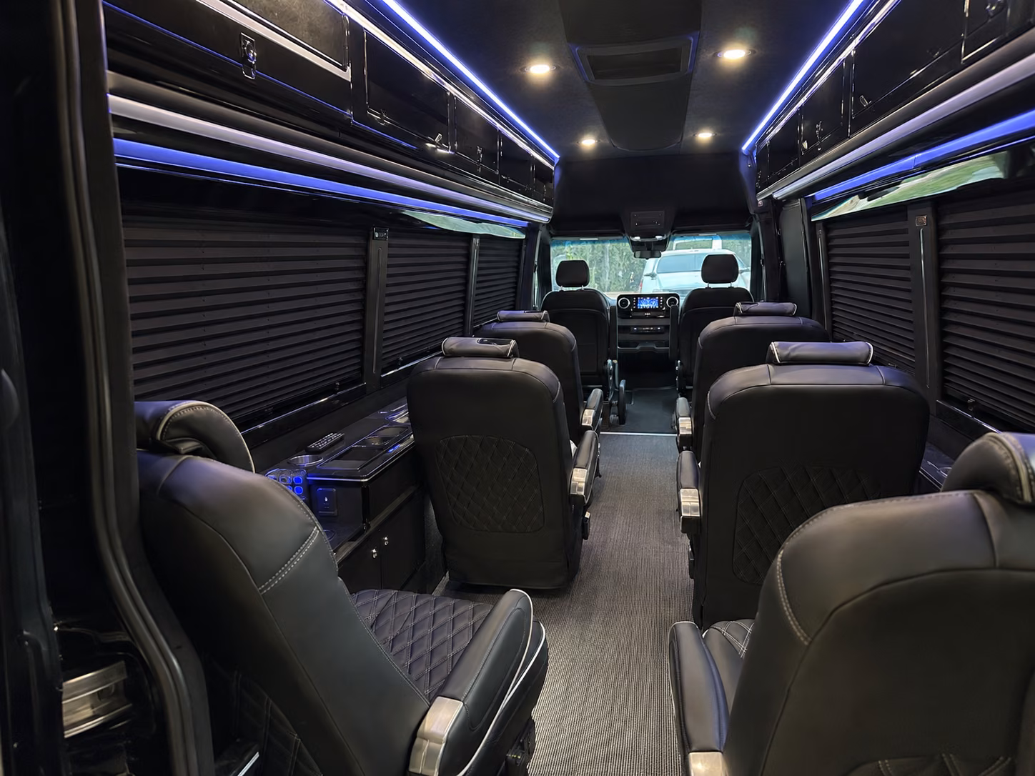gresham sprinter van with driver inside