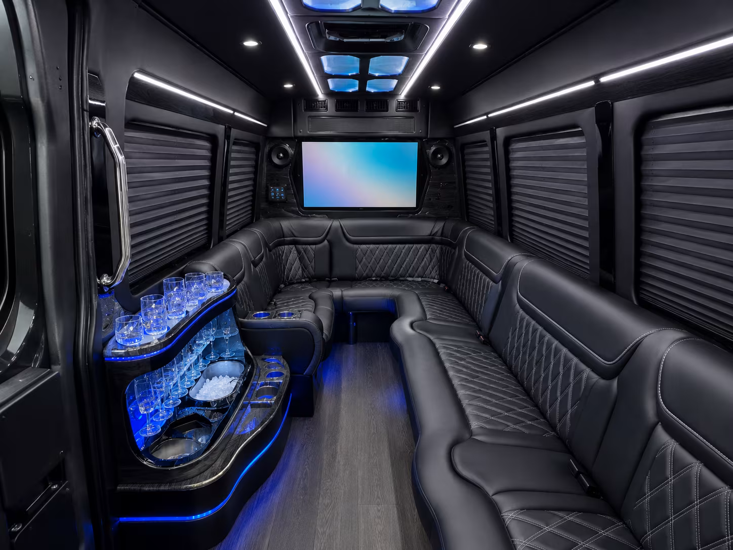 out of state long distance bus rentals from gresham to washington and california